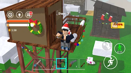 Gameplay screenshot 4 from Night Survive in Haunt Forest - Adventure game